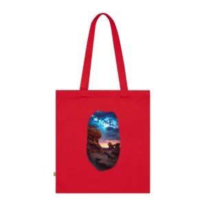 Hoodoos Under Starry Sky Tote Bag