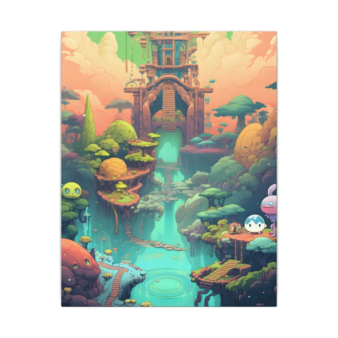 Gamified Pixel Pets: Colorful Cyber Companions - Canvas