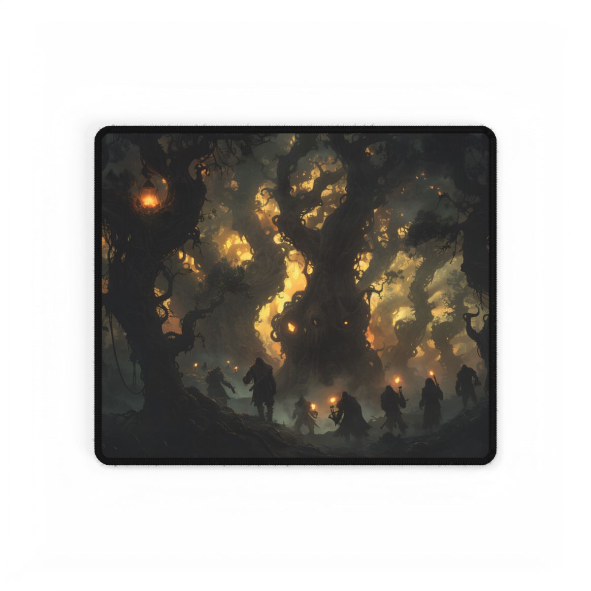 Gathering Amidst Sunset Beauty - Desk Mat