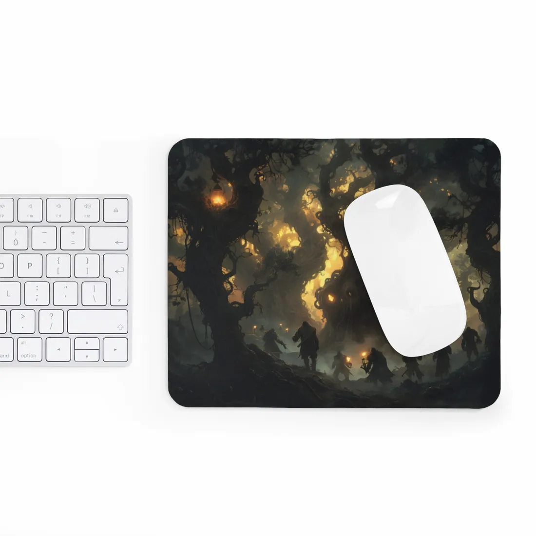 Gathering Amidst Sunset Beauty - Mouse Pad