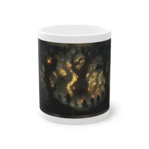 Travelers in a Haunted Forest Mug