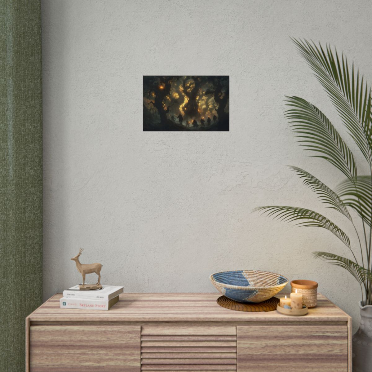 Gathering Amidst Sunset Beauty - Poster