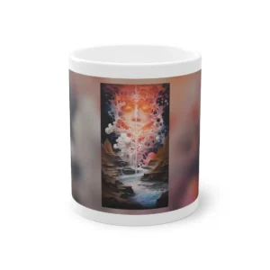 Glowing Face Canyon Stream Mug