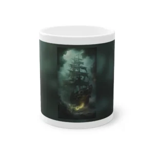Foggy Ship at Sea Mug