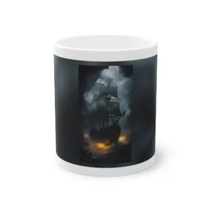 Galleon in Stormy Sea Mug