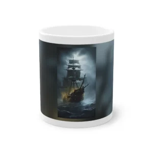 Sailing Ship in Storm Mug