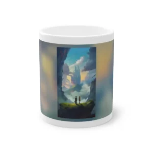 Children Overlooking a Castle Mug