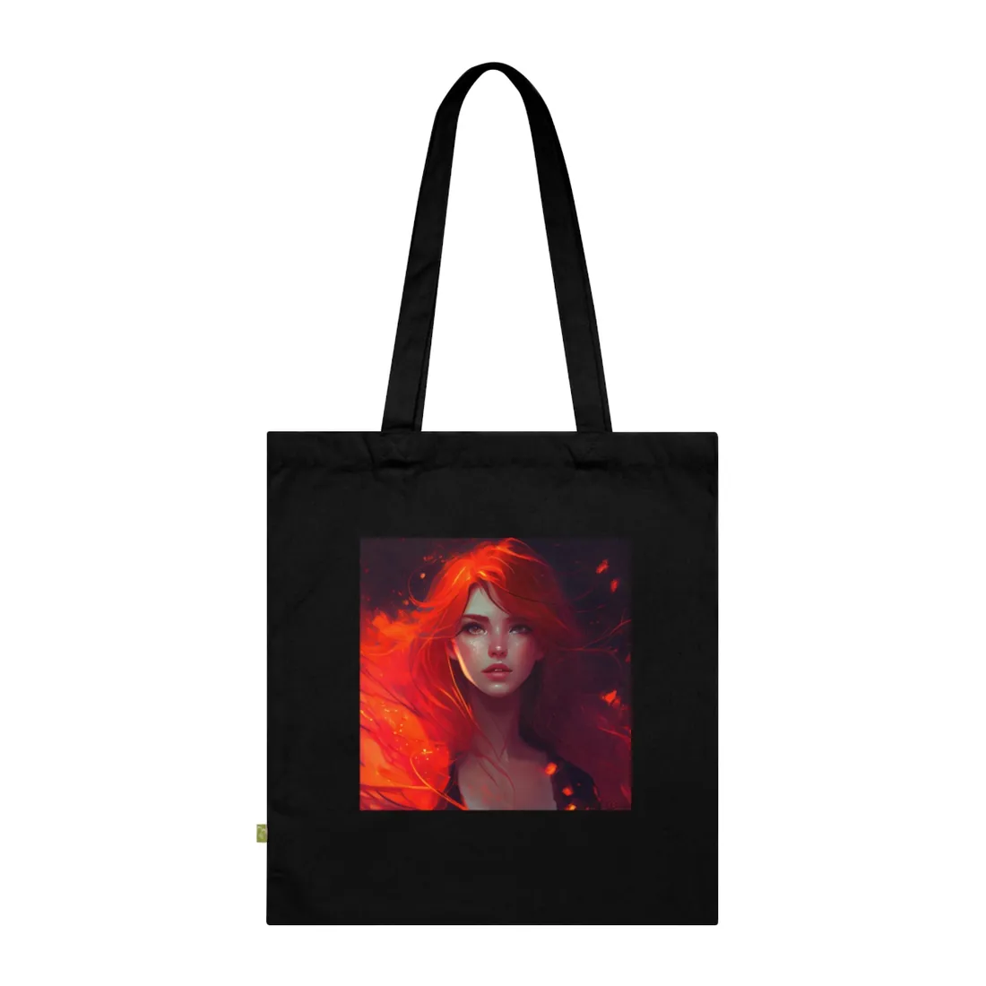 Glowing Female Portrait: Close-Up - Tote Bag