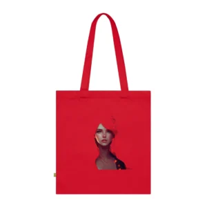 Woman with Fiery Hair Tote Bag