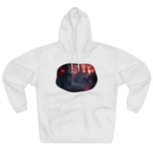 Gothic City Street at Dusk Hoodie