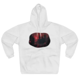 Crimson Gothic Street Hoodie