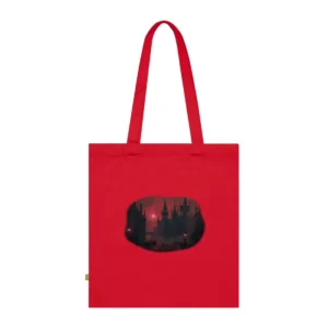 Crimson Gothic Street Tote Bag
