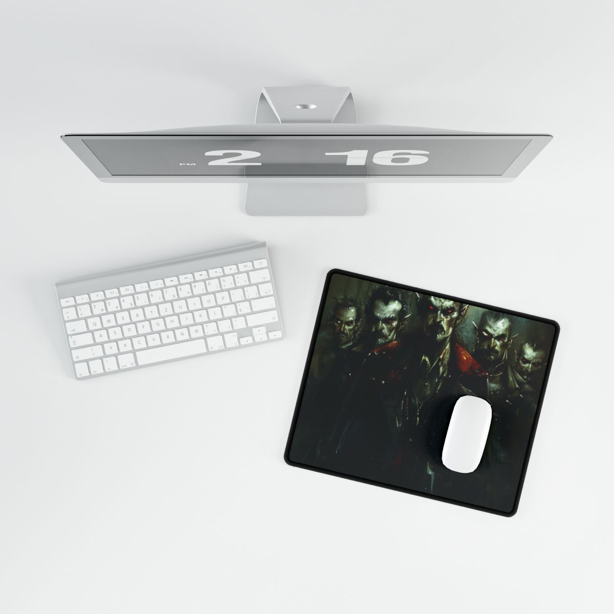 Gothic Vampires: Dark Fantasy Artwork - Desk Mat