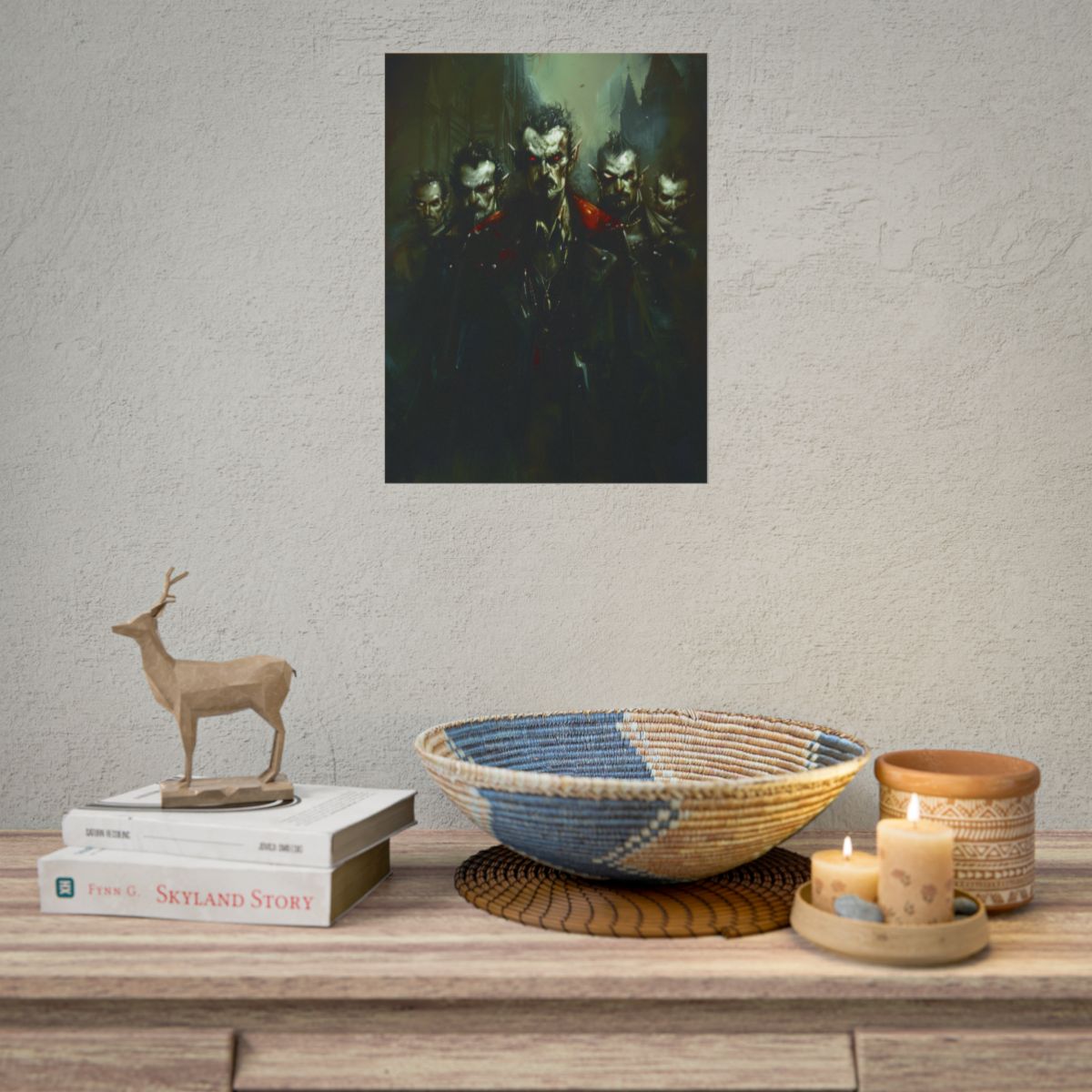 Gothic Vampires: Dark Fantasy Artwork - Poster