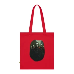 Vampire Figures Before Gothic Cathedral Tote Bag