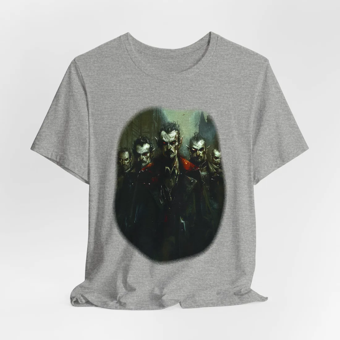 Gothic Vampires: Dark Fantasy - T-Shirt (Athletic Heather)