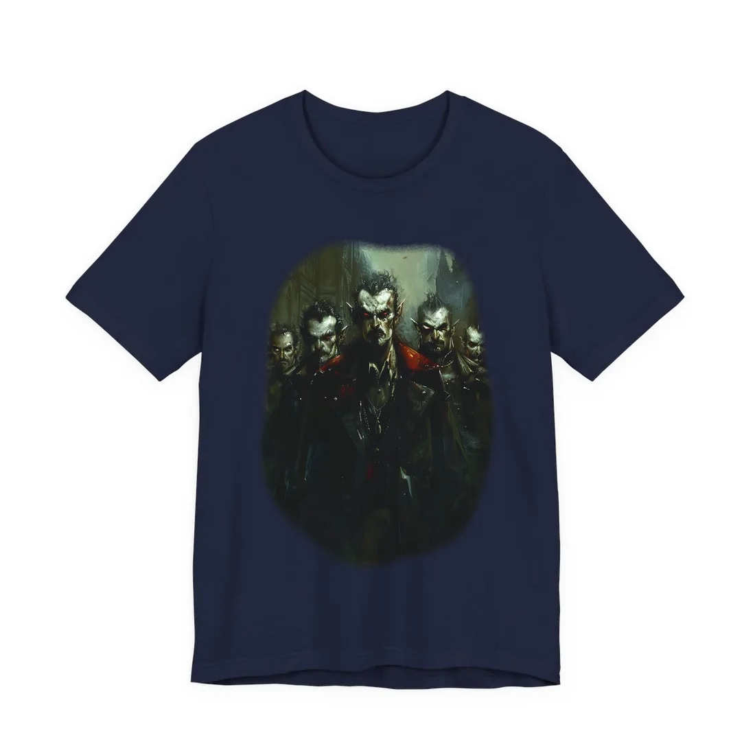 Gothic Vampires: Dark Fantasy - T-Shirt (Navy)