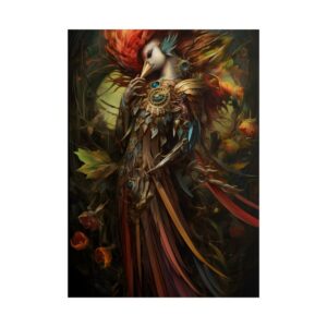 Bird-Headed Figure in Armor Poster