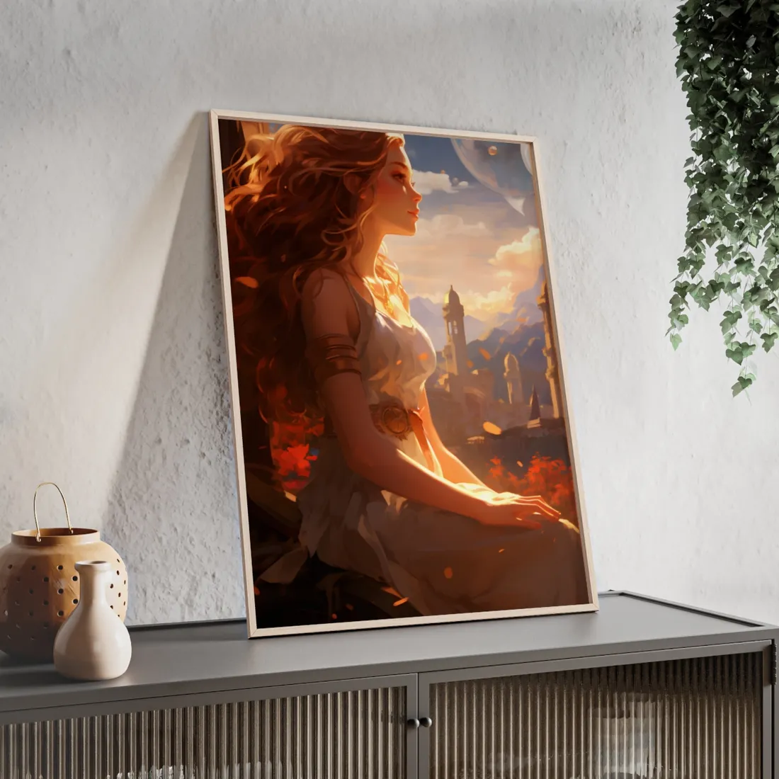 Hand-Drawn Art: Capturing Creativity in a Moment - Framed Poster