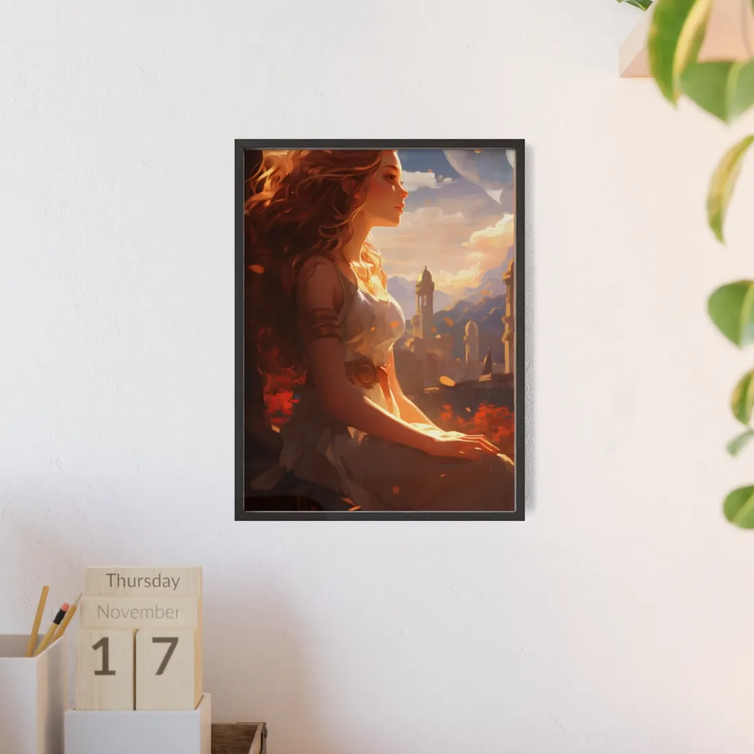 Hand-Drawn Art: Capturing Creativity in a Moment - Framed Poster