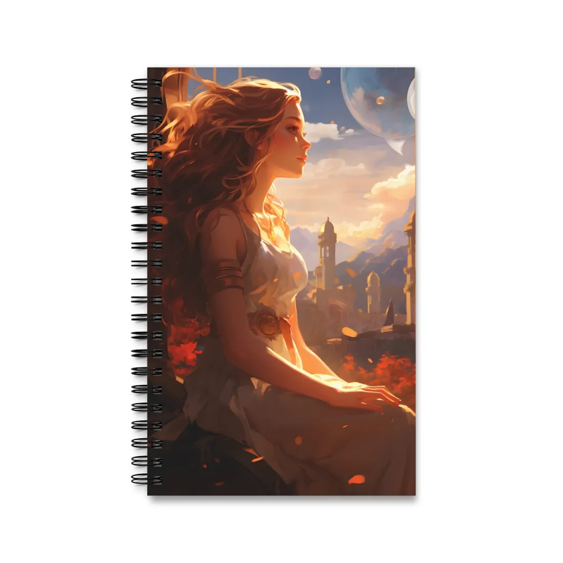 Hand-Drawn Art: Capturing Creativity in a Moment - Spiral Notebook