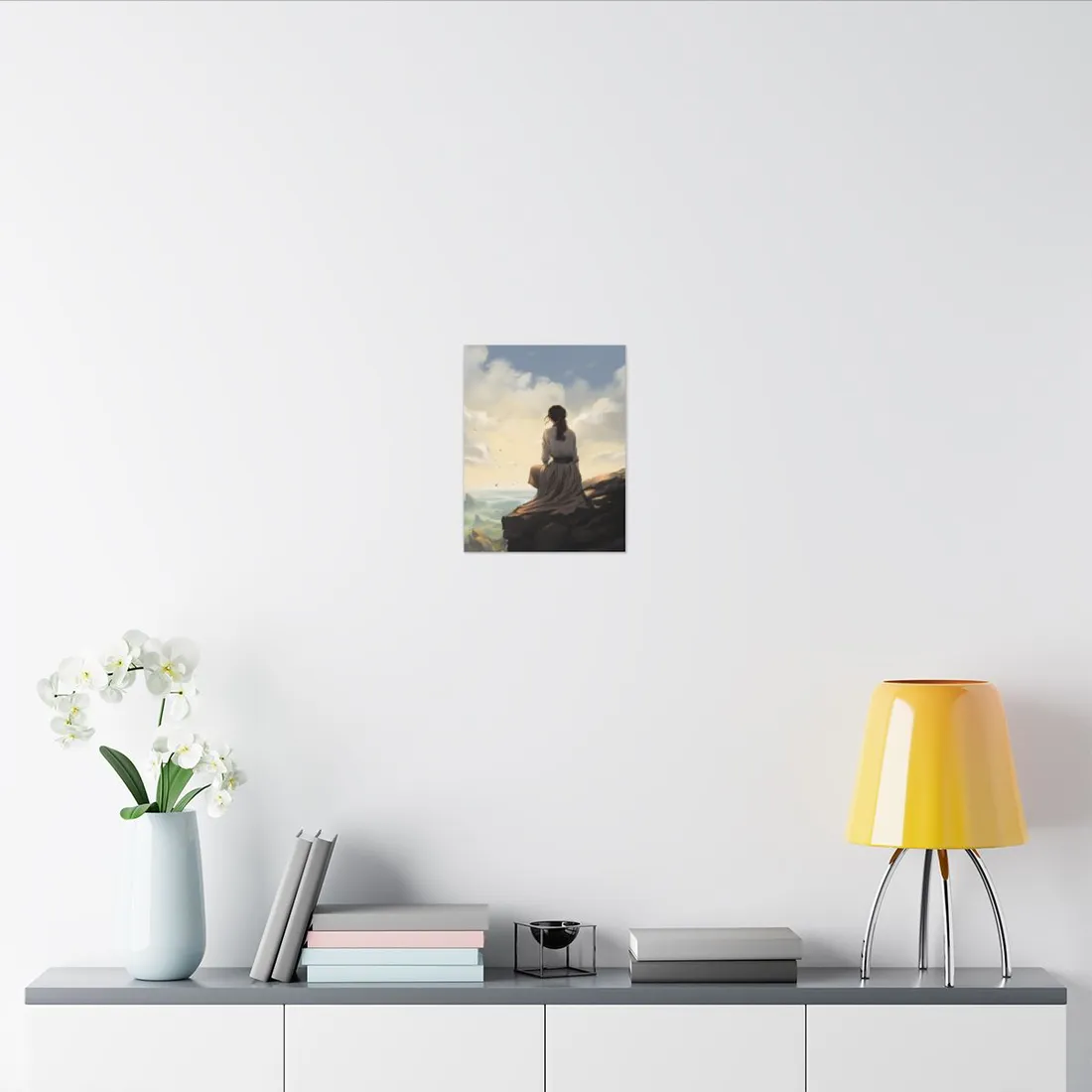 Handcrafted Earthy Orb: Artisan Textured - Canvas