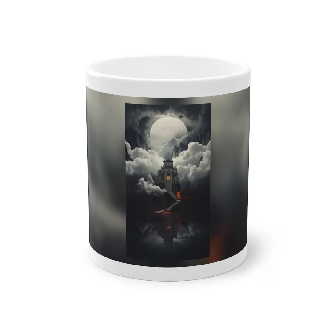 Handheld Message: Personal Artwork in a Small Oval Frame - Mug