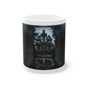 Victorian Mansion at Dusk Mug