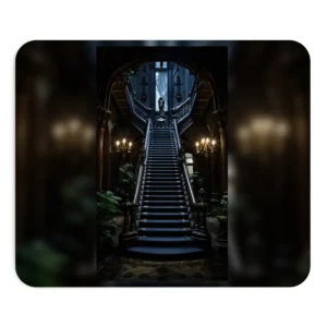 Gothic Staircase Ascending Mouse Pad