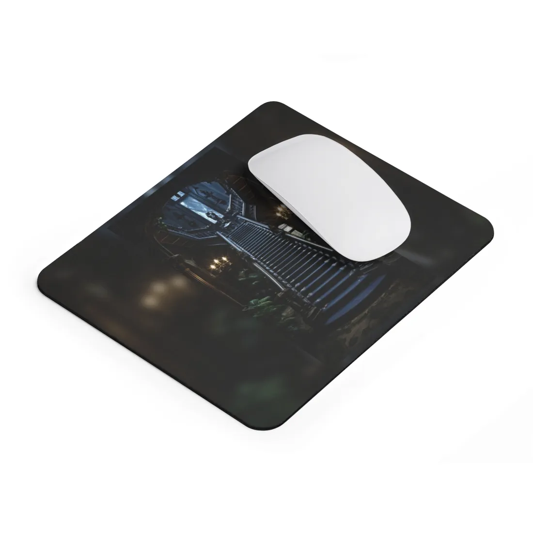 Haunted Victorian Mansion Mystery: Spooky Gothic - Mouse Pad