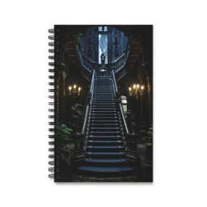 Gothic Staircase Ascending Spiral Notebook