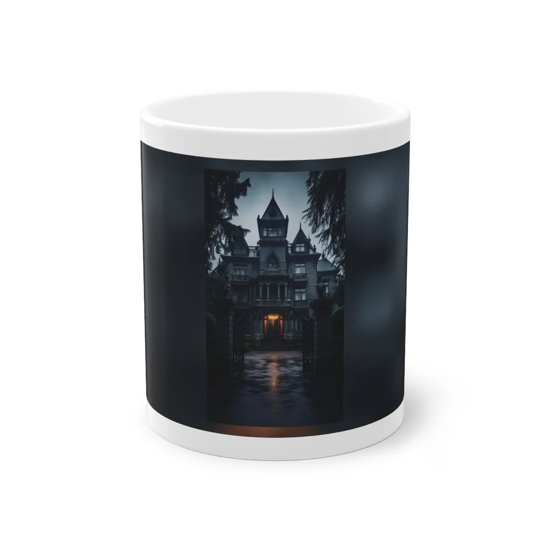 Haunted Victorian Mansion: Spooky Atmosphere - Mug