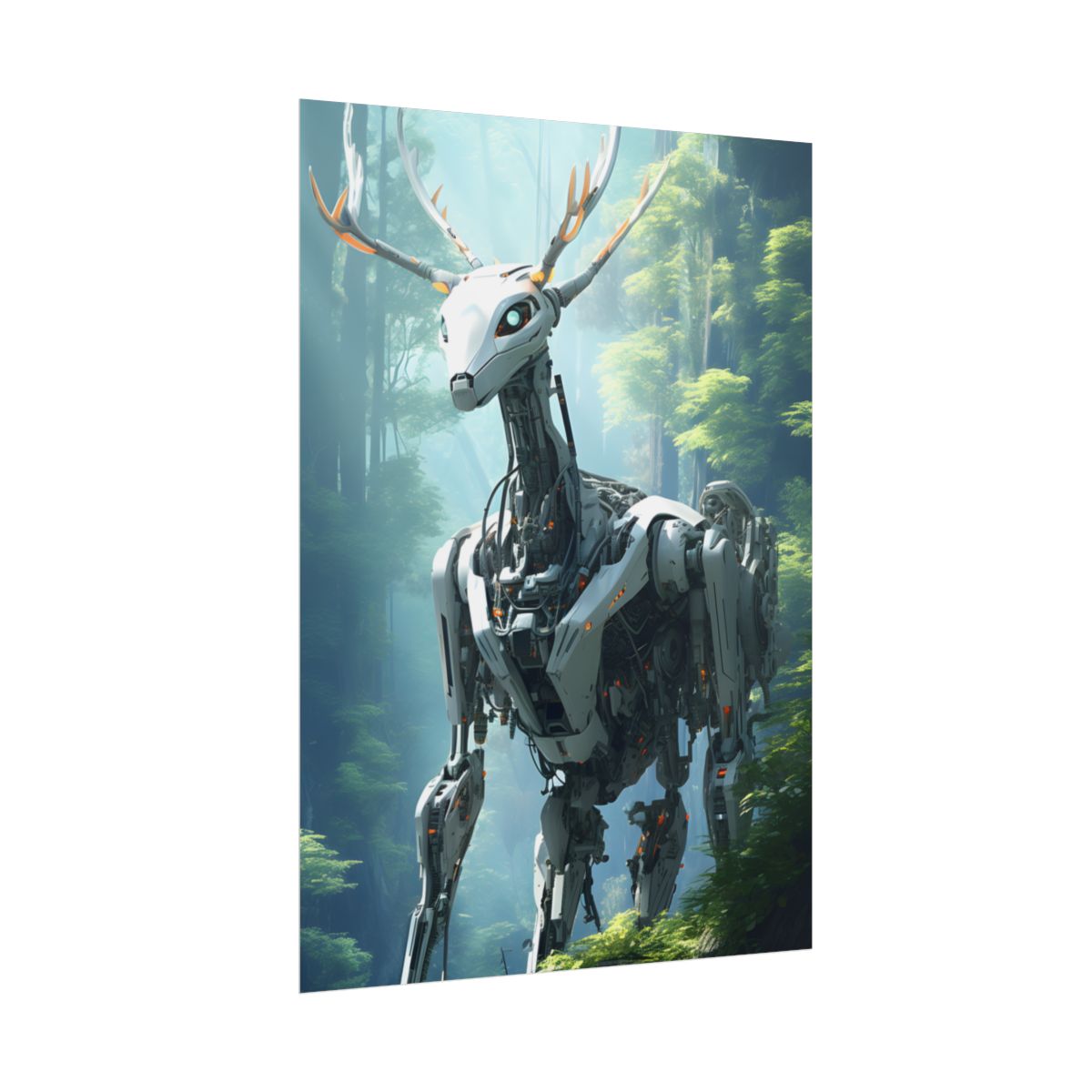 Haven for Wild Animals: A Safe Space Managed by Artificial Intelligence - Artwork - Poster
