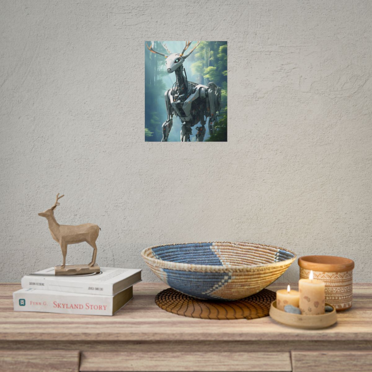 Haven for Wild Animals: A Safe Space Managed by Artificial Intelligence - Artwork - Poster