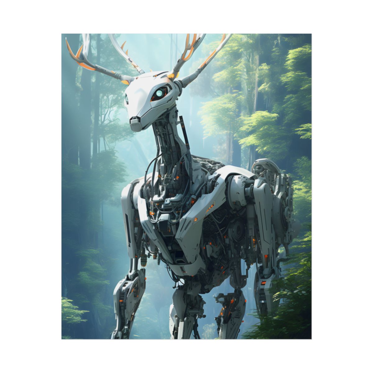 Haven for Wild Animals: A Safe Space Managed by Artificial Intelligence - Artwork - Poster