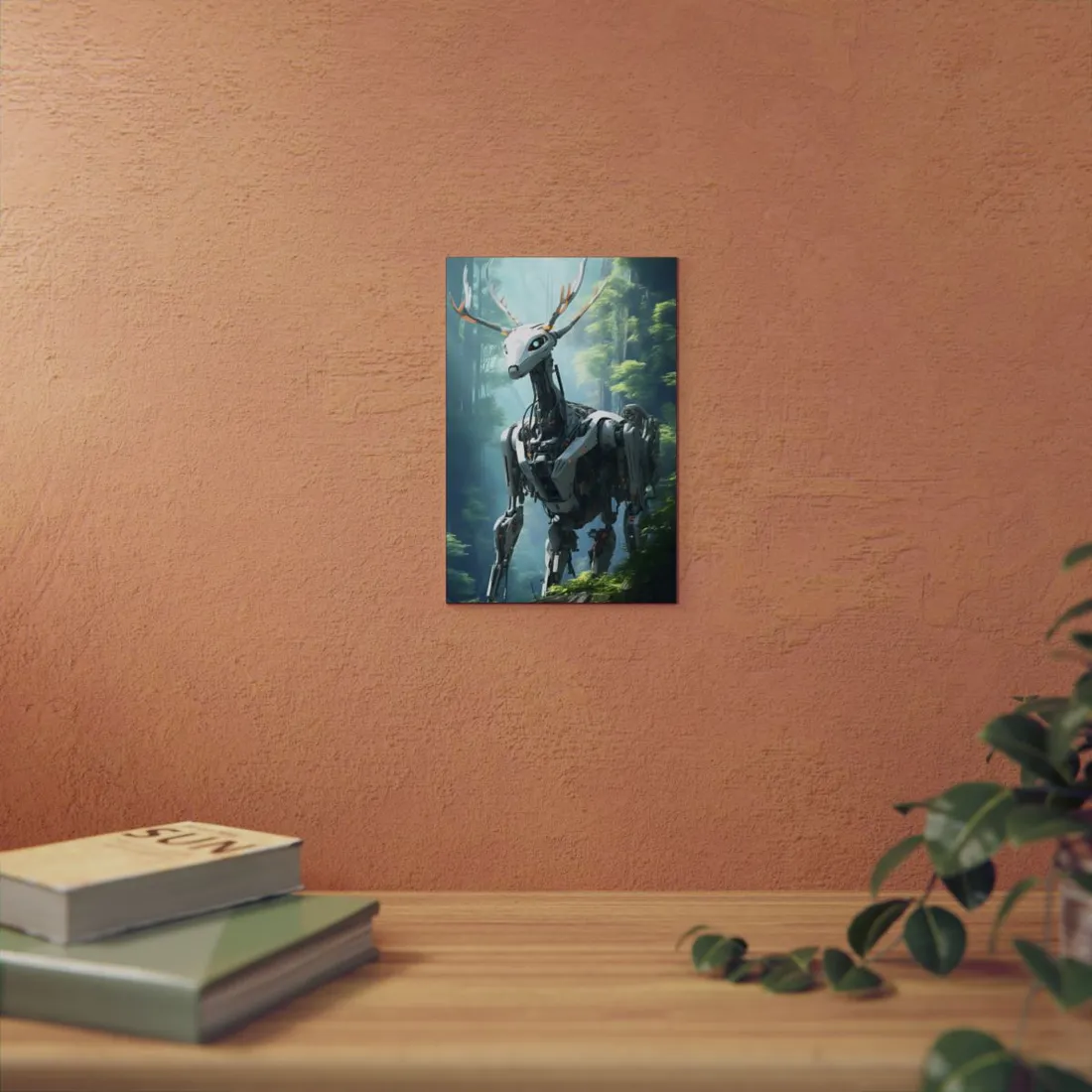 Haven for Wild Animals: A Safe Space Managed by Artificial Intelligence - Metal Poster