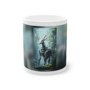 Robotic Deer in Forest Mug