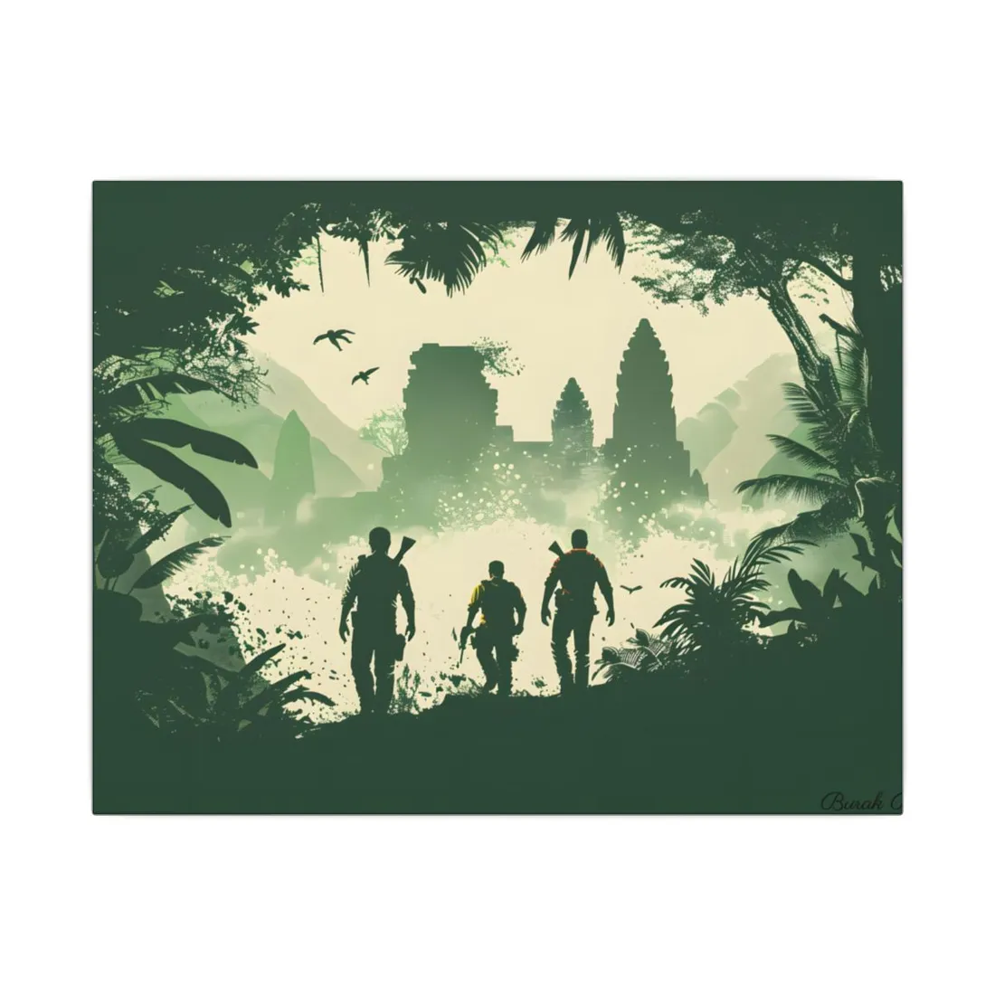 Heroic Discovery: Mysterious Entrance Revealed - Canvas