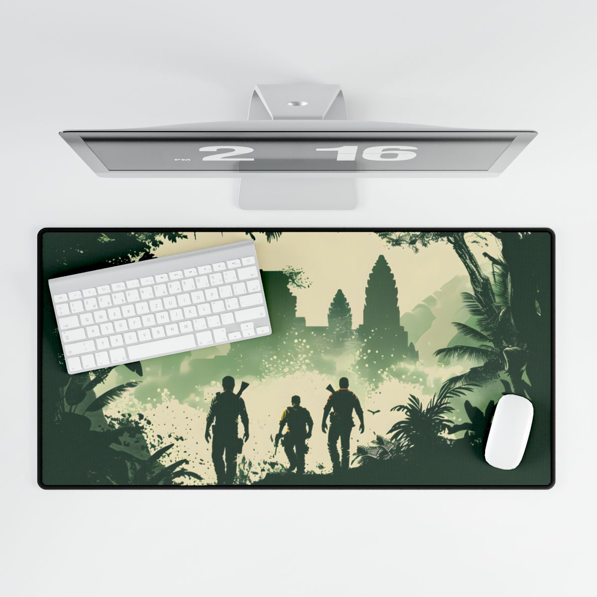 Heroic Discovery: Mysterious Entrance Revealed - Desk Mat