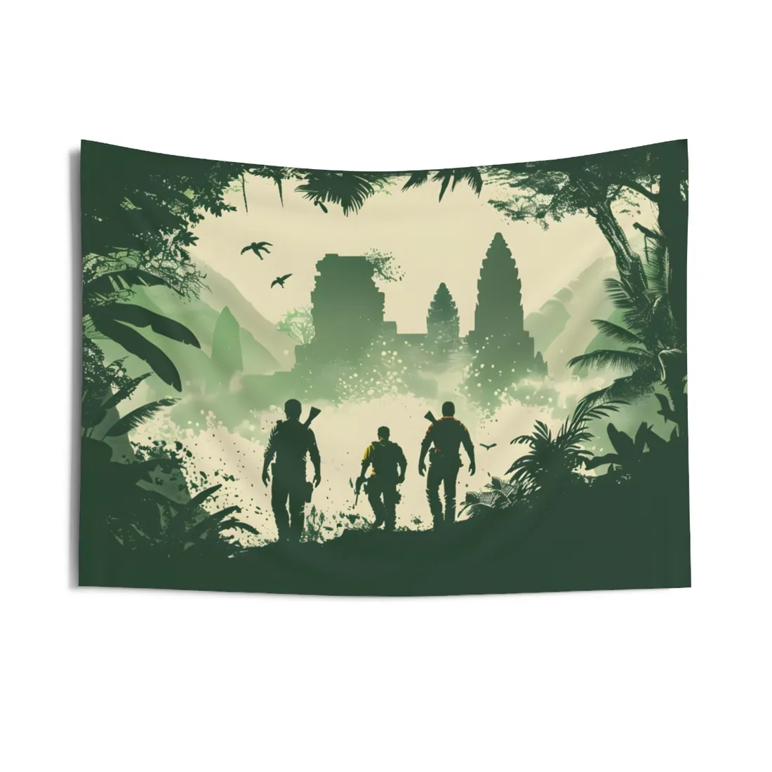 Heroic Discovery: Mysterious Entrance Revealed - Wall Tapestry