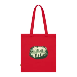 Explorers Approaching Jungle Temple Tote Bag