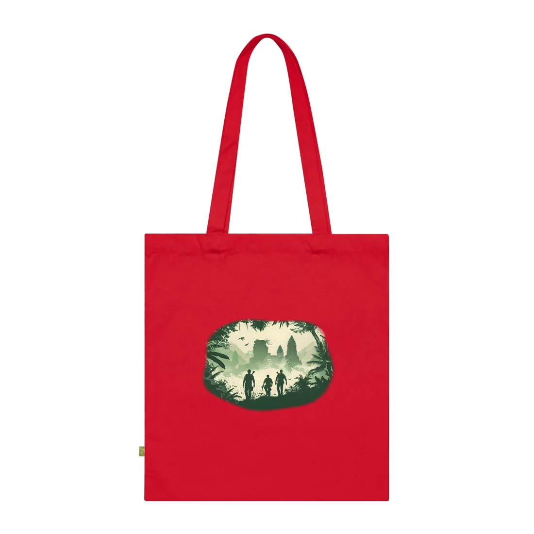 Heroic Discovery: Mysterious Entrance Revealed - Tote Bag (Classic Red)