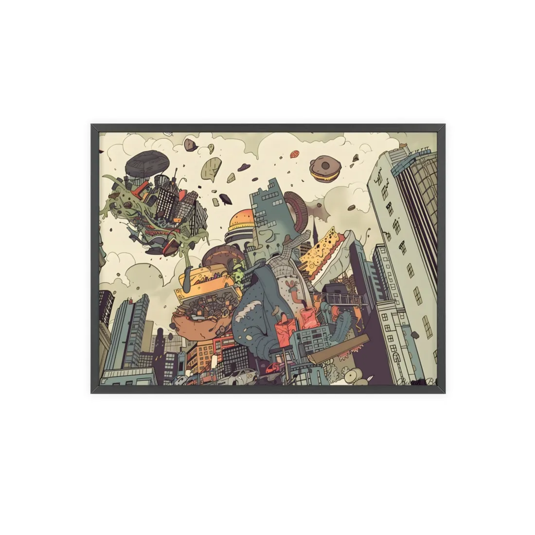Heroic Figure in Spotlight: Voice of a Music Legend - Framed Poster