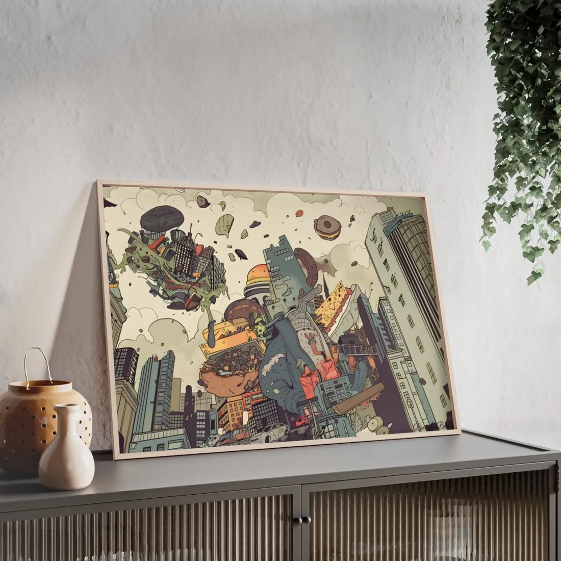 Heroic Figure in Spotlight: Voice of a Music Legend - Framed Poster