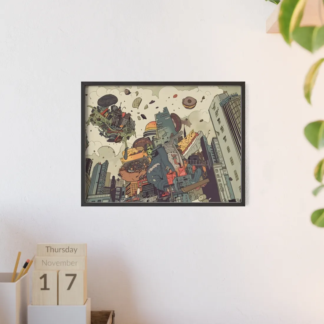 Heroic Figure in Spotlight: Voice of a Music Legend - Framed Poster