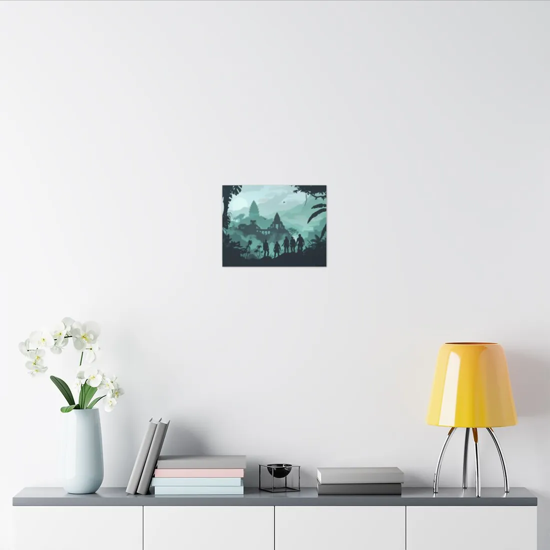 Heroic Night Digital Art: Starry Skies Adventure - Canvas
