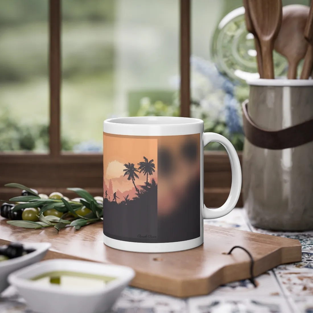 Heroic Pair & Loyal Friend: Minimalist Portrait - Mug