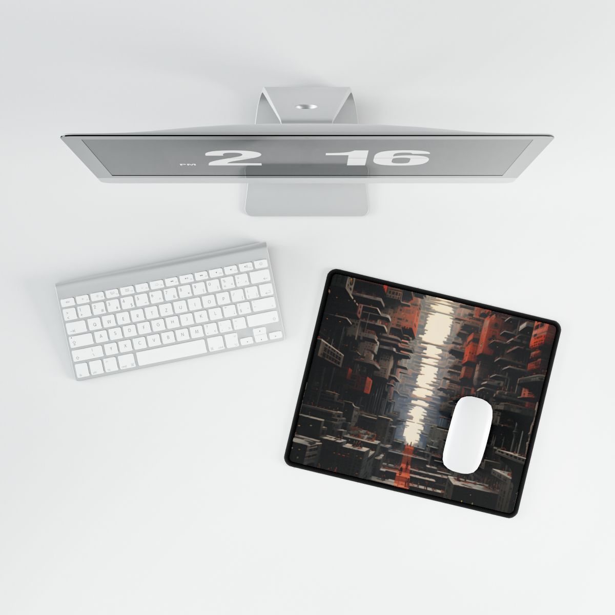 Hope in Desolation: A Dystopian Utopia - Desk Mat
