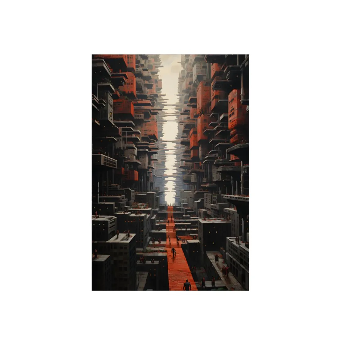 Hope in Desolation: A Dystopian Utopia - Metal Poster