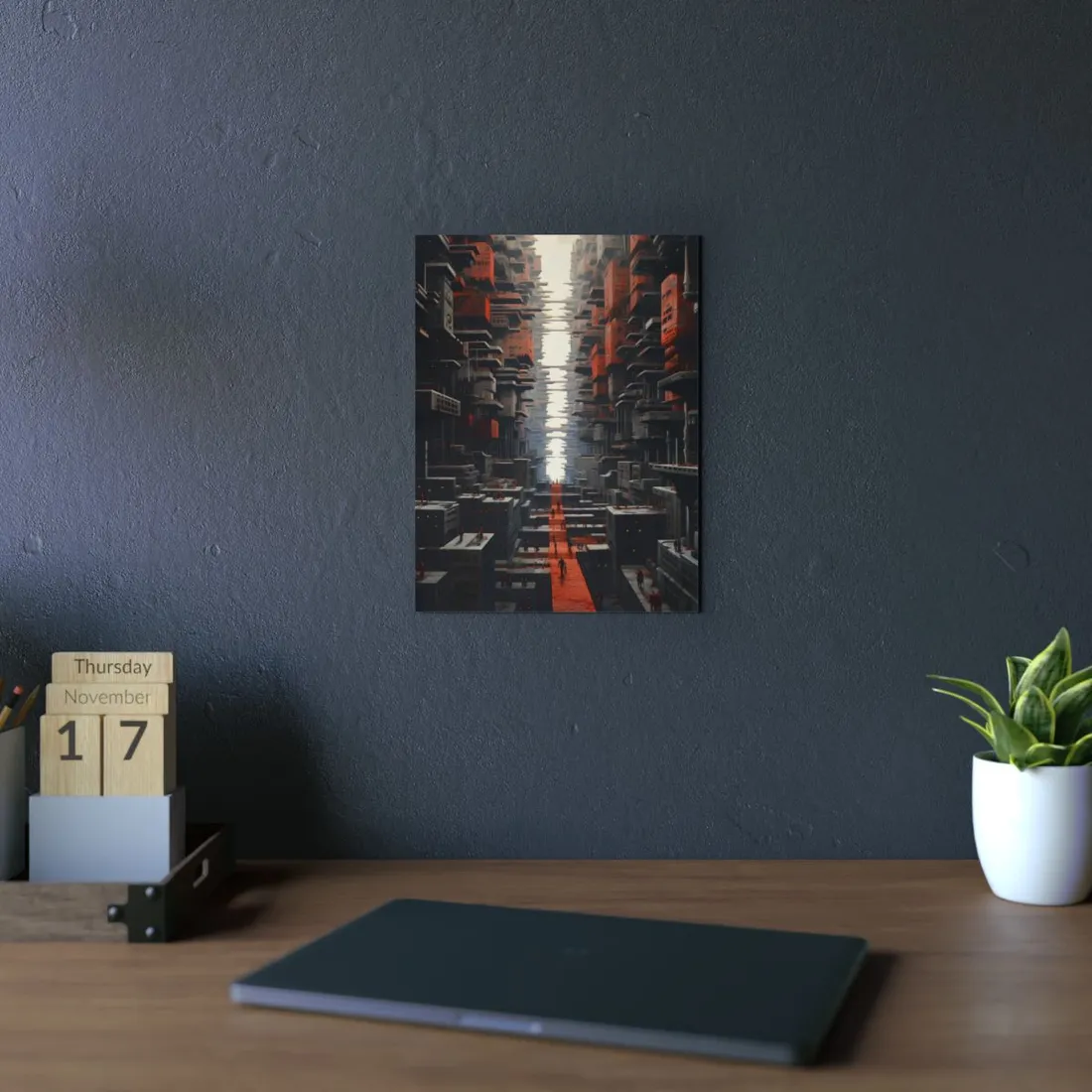 Hope in Desolation: A Dystopian Utopia - Metal Poster